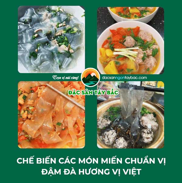 Cách chế biến và nấu ăn miến sợi to tại thành phố hồ chí minh