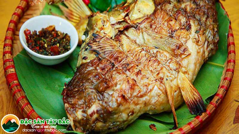 mon ngon cá nướng pa pỉnh tộp ra lò thơm ngon