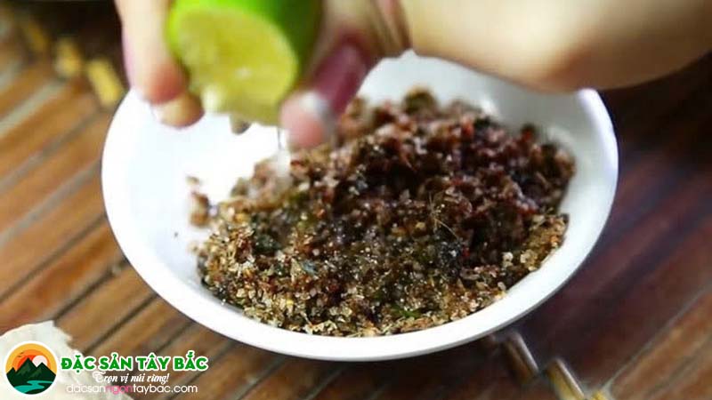 nguyên liệu làm món nhót xanh chấm chẩm chéo