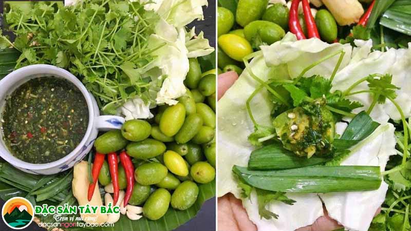 Các bước làm nhót xanh chẩm chéo cực ngon