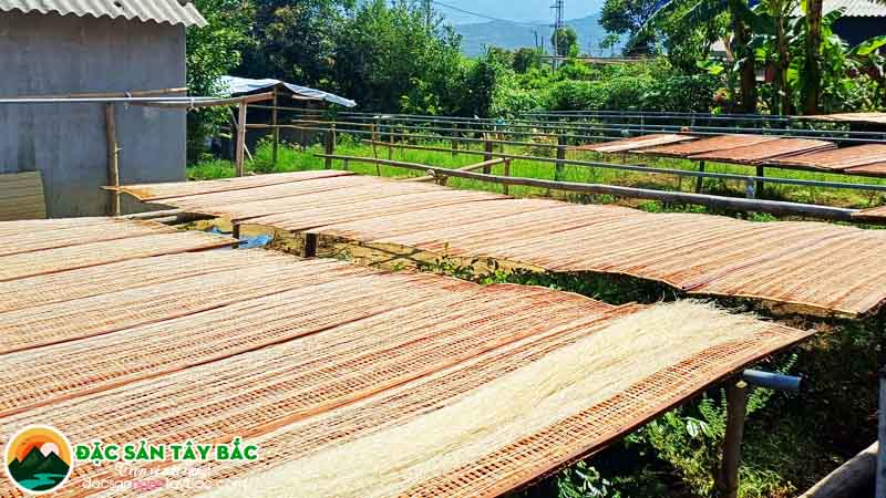 Chế biến miến sợi to Điện biên thủ công