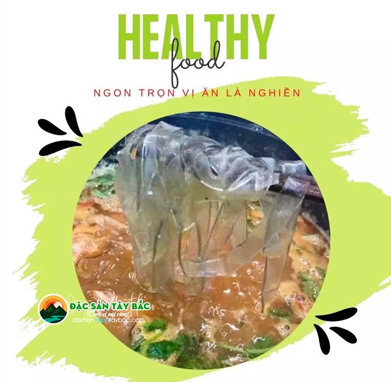 những điểm lợi ích khi sử dụng và ăn món miến dong sợi to