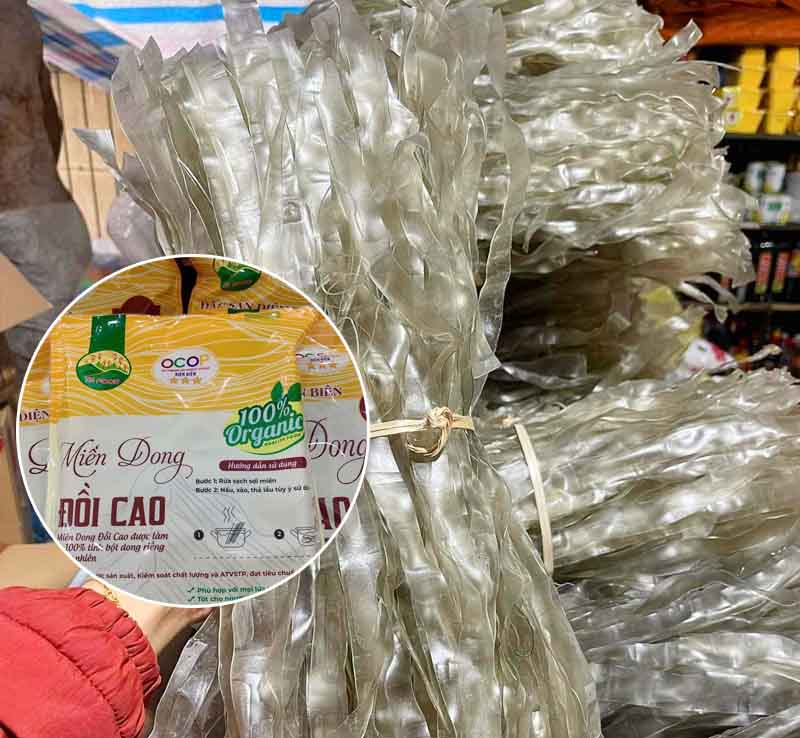 Miến sợi to là đặc sản ngon tây bắc đặc trưng