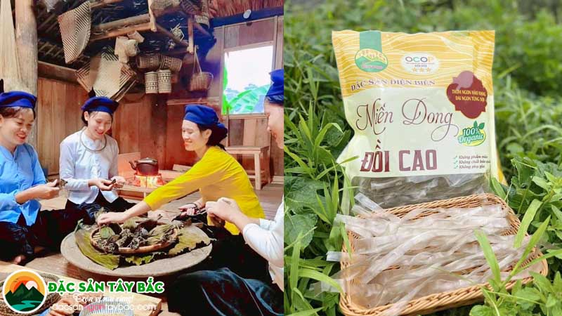 Vơi độ cao vượt trội, nới đây có nhiều món ăn tinh hoa của ẩm thực núi cao