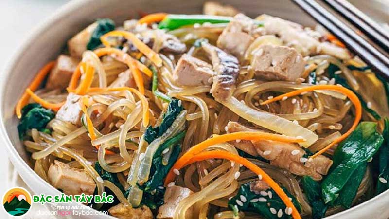 Các món ăn được chế biến từ miến hàn quốc