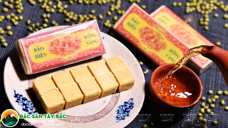 Bánh truyền thống ngày tết của người hải dương là bánh đậu xanh