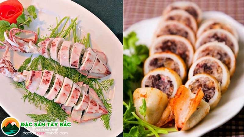 Hướng dẫn chị em nội trợ nấu ăn mực nhồi miến khô