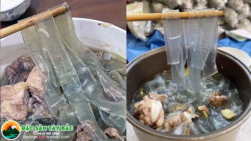 hướng dẫn nấu miến sợi to điện biên ngon, không bị cháy nát