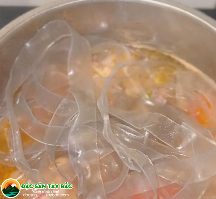 Các món ngon có thể nấu cùng miến dong tây bắc