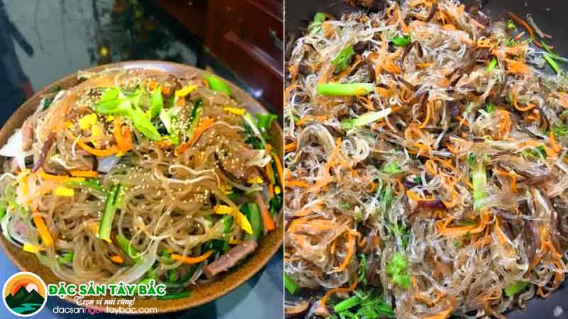 hướng dẫn chi tiết cách làm món miến trộn (sử dụng miến dong sợi to và sợi nhỏ)