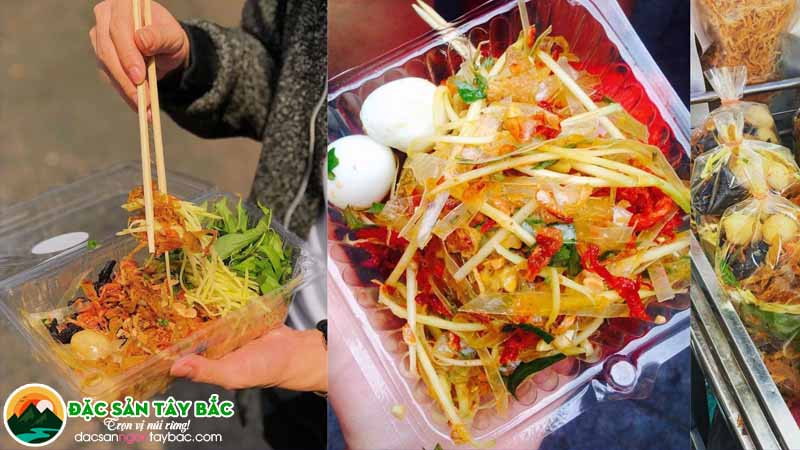 quán ăn vặt sài gòn ngon với món bánh tráng trộn