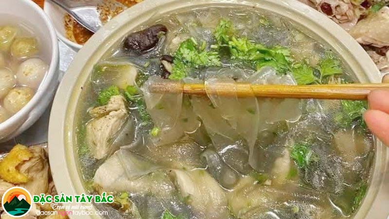 Đặc sản ngon tây bắc giới thiệu cách ăn miến dong sợi to an toàn