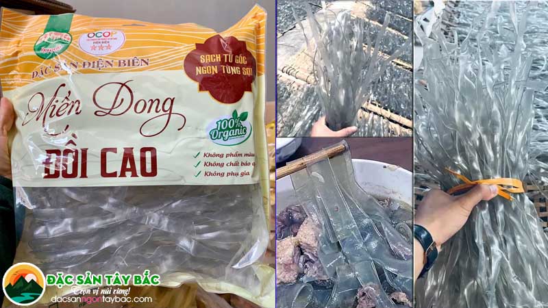 Miến dong sợi to tại Huế được sản xuất với quy trình sạch, an toàn